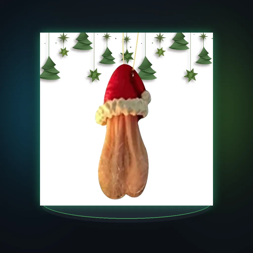 Christmas Tree Santa hat egg Ornaments Cute Funny Christmas Tree Pendants Christmas Cartoon Ornaments