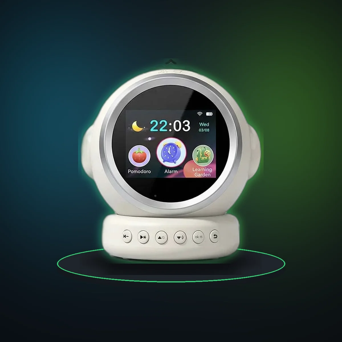 Smart AI Alarm Clock for Kids Ok to Wake Children with Sleep Training and Sound Talking Robot Toy Birthday Gift for Boy Girls