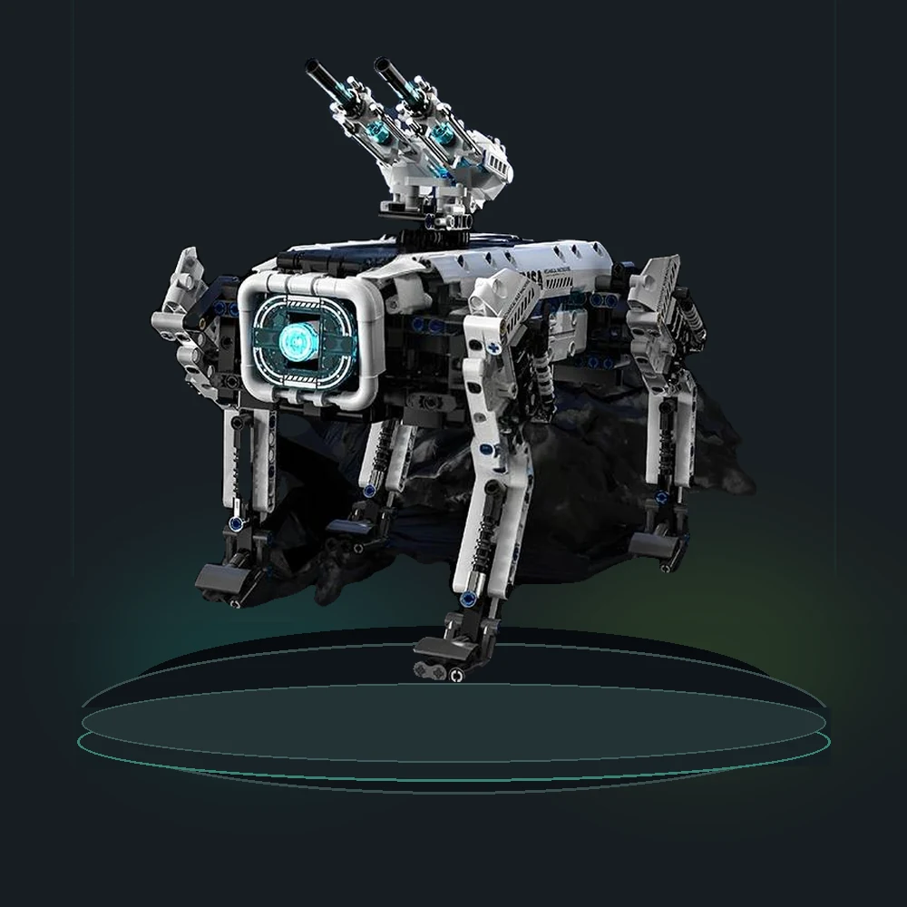 Technical STEM Programming Robot War Dog Building Blocks City Remote Control Motor Robot MOC Bricks Education Toys Children Gift