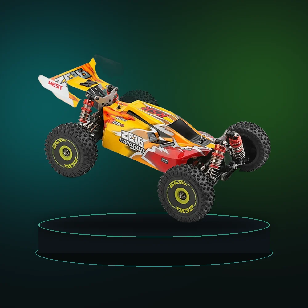 WLtoys 144010 V8 RC Car Brushless 1:14 75Km/H High Speed Metal 4WD Drive Off-Road 2.4G Transmitter 1/14 RC Racing Car VS 144010