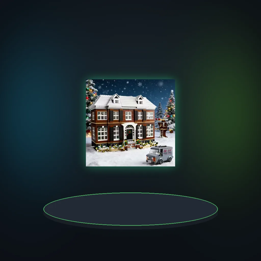 3955pcs creative home alone set model decoration Home decorations adult educational toys Christmas gifts