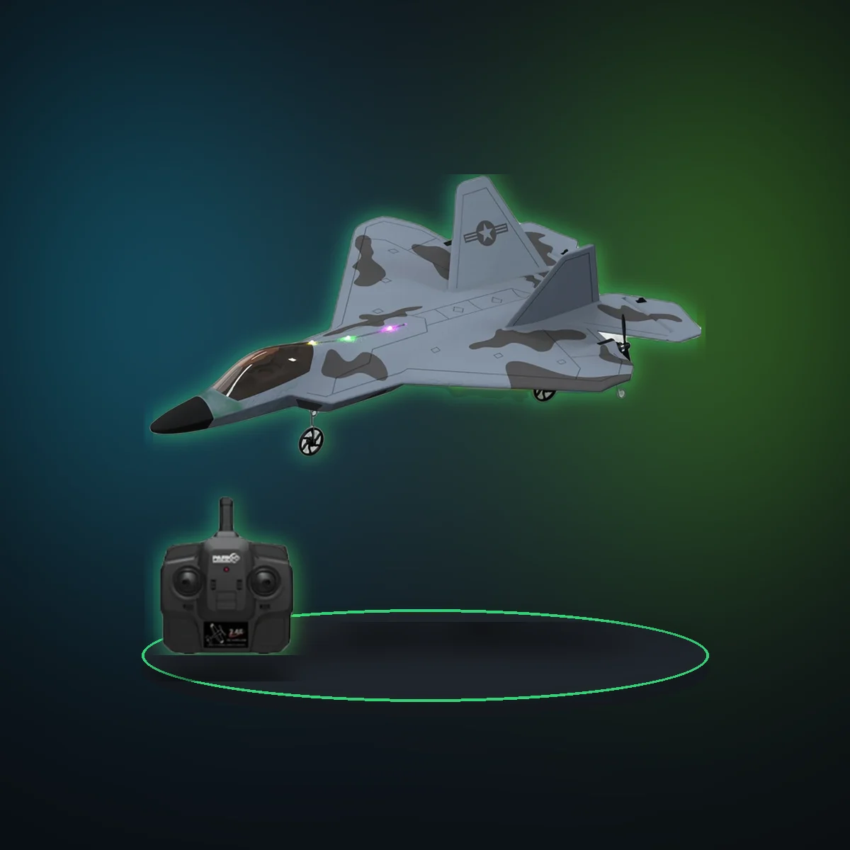 2024 New F22S 2.4G 4CH 3D6G RC Airplane Raptor F22 Warplane WLtoys A180 Upgrade Version LED Light With Gyroscope Out Door Toys