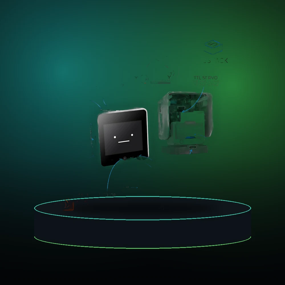 M5Stack Official StackChan: Kawaii Co-Created Open-Source AI Desktop Robot(ESP32-S3)