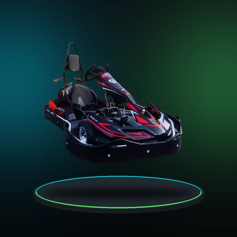 Adults High Speed Karting Cars Electric Racing Go Karts 800/400w Dual Motor Racing Kart with Timing Remote Control Three Speed
