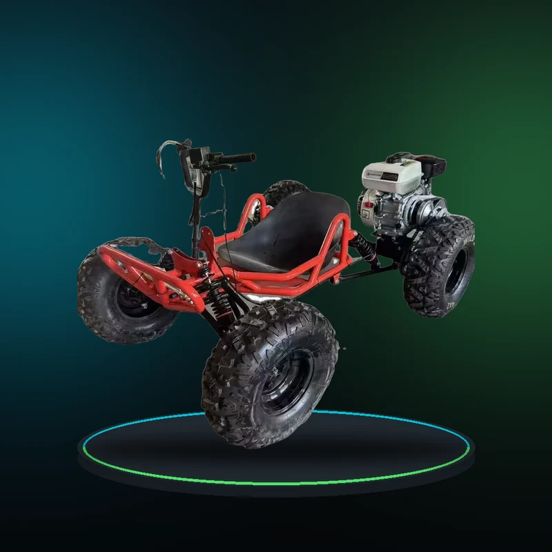 212CC Four-Stroke 10-inch Wheel Hub Gas-Powered Chain All-Terrain Off-Road Drift Mini Kart
