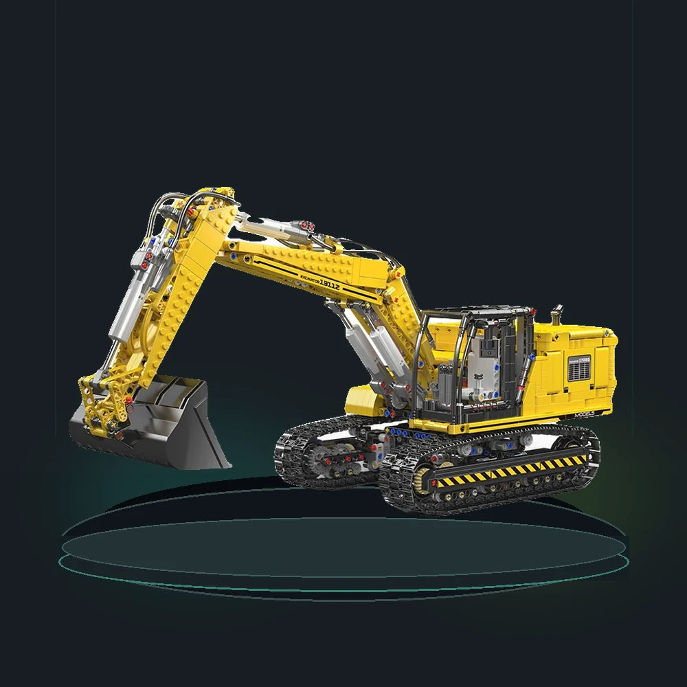 Mould King 13112 Technical Car Toys The MOC-2514 Mechanical Excavator Building Block Enginerring Truck Brick Kids Christmas Gift