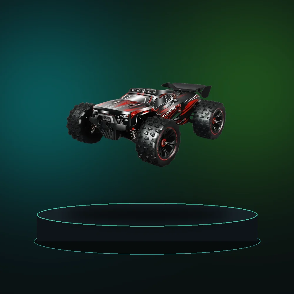 1:16 85KM/H Or 50KM/H 4WD RC Car With LED Remote Control Cars High Speed Drift Monster 4x4 Truck for Kids vs Wltoys 124017 Toys