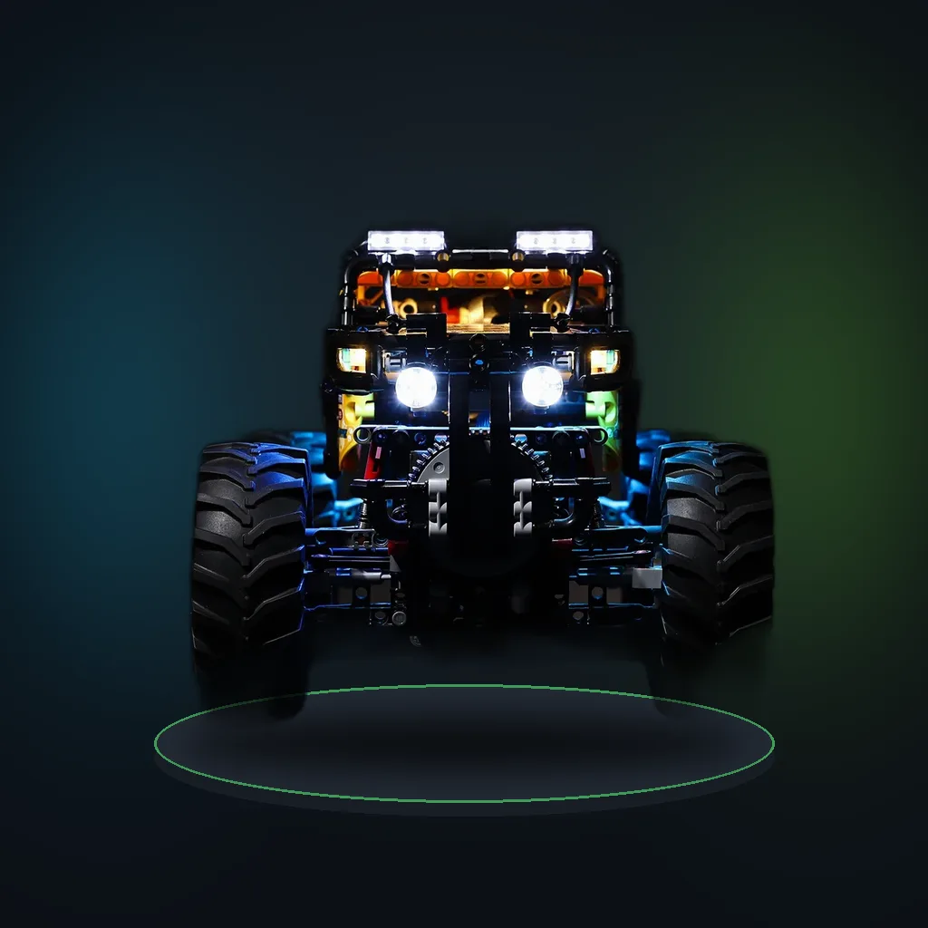 No Building Blocks Lamp Lighting for 4X4 X-treme Off-Roader 42099 DIY Toys Gift Only Lighting Set
