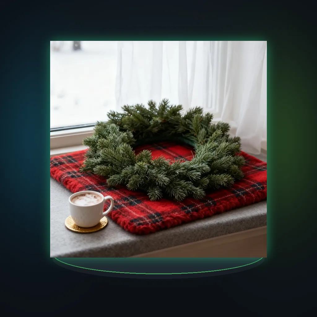Artificial Plants Home Room Table Decor Accessories Christmas Wreath Yard DIY Gift Box Scrapbook Tree Wedding Bridal Hotsale