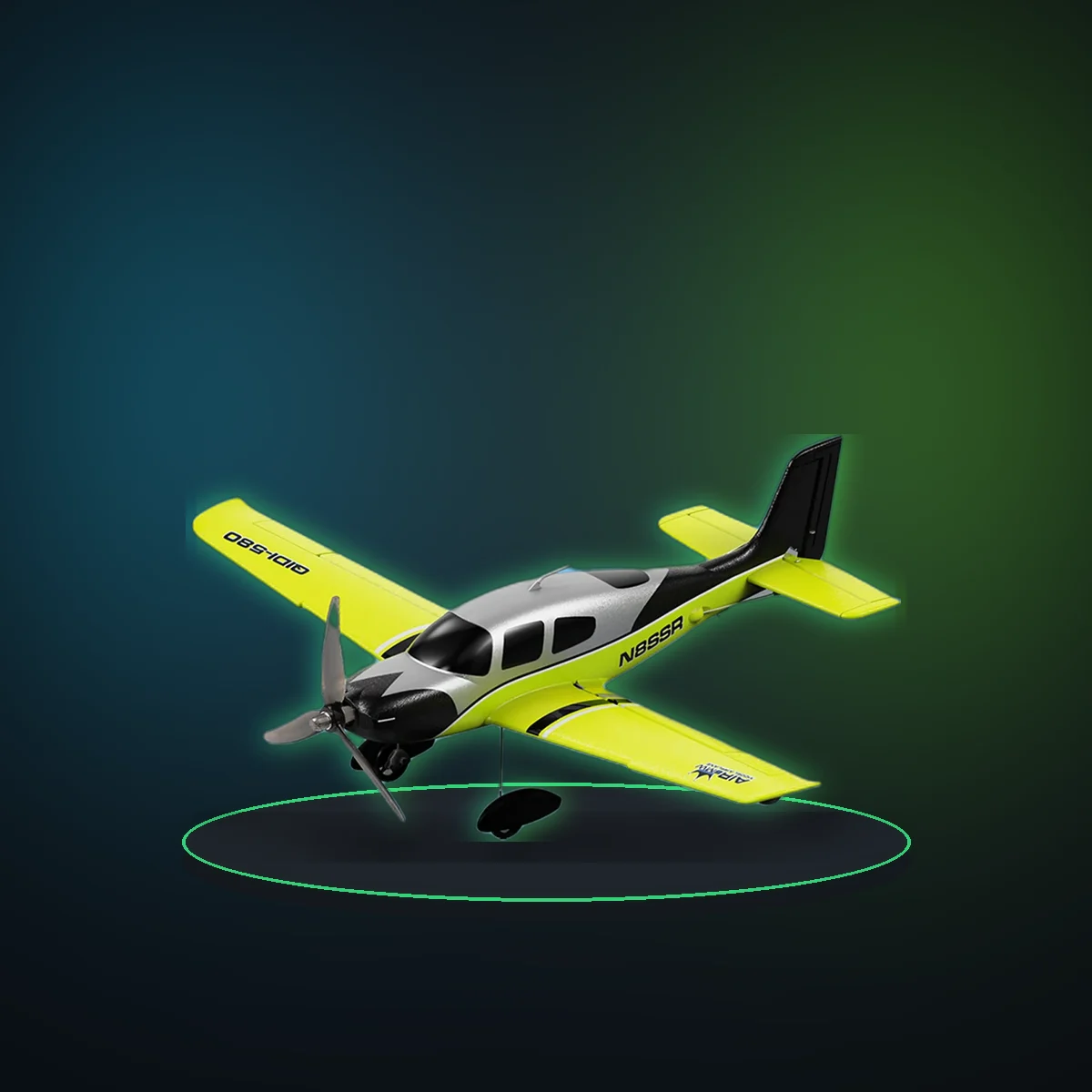 2026 QIDI-580 4CH Remote Control Aircraft SR22 Simulation Aircraft 1504 Brushless Motor Remote Control Toys For Adults Gifts