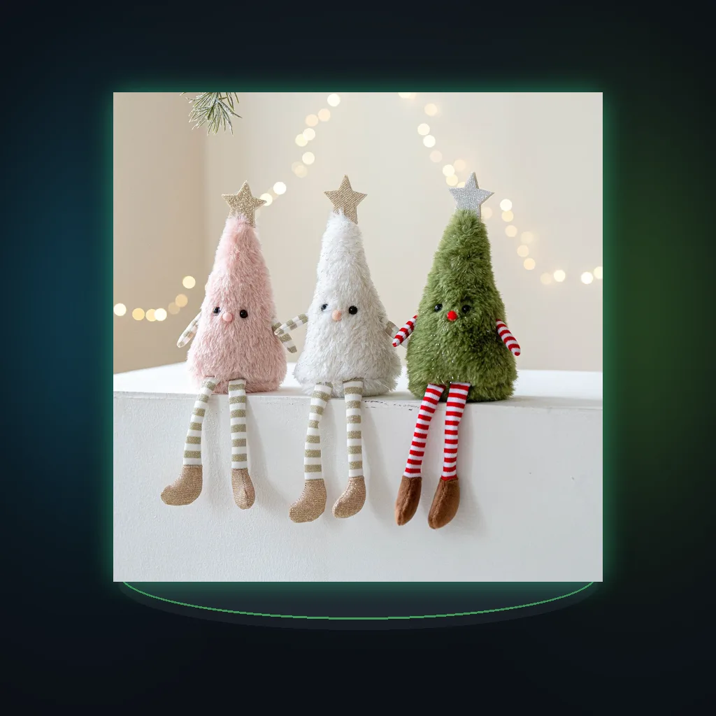 Christmas Decorations Cute Plush Christmas Tree Doll Home Party Doll Decoration