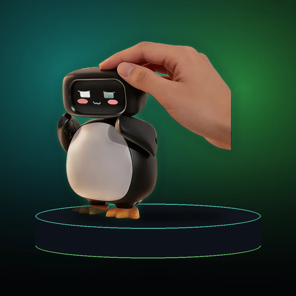 Qiubao AI Intelligent Robot Touch Sensing Intelligent Voice Dialogue Support Role Switching Desktop Pet Companion
