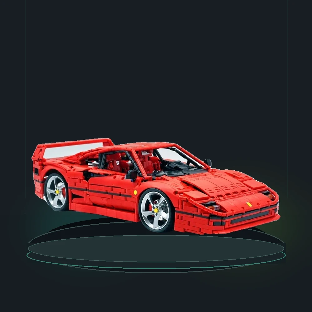 4026PCS Technical LOX Edition F40 Assembly MOC 140629 Building Block Car Supercar Model Adult High Difficulty Racing Toys