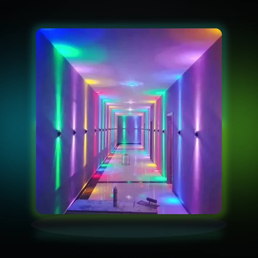Indoor LED Wall Lamp 3W 6W Aluminum Lighting Bedroom Living Room Decoration Corridor Bar KTV Lamp Corridor Wall Lamp A85-265V
