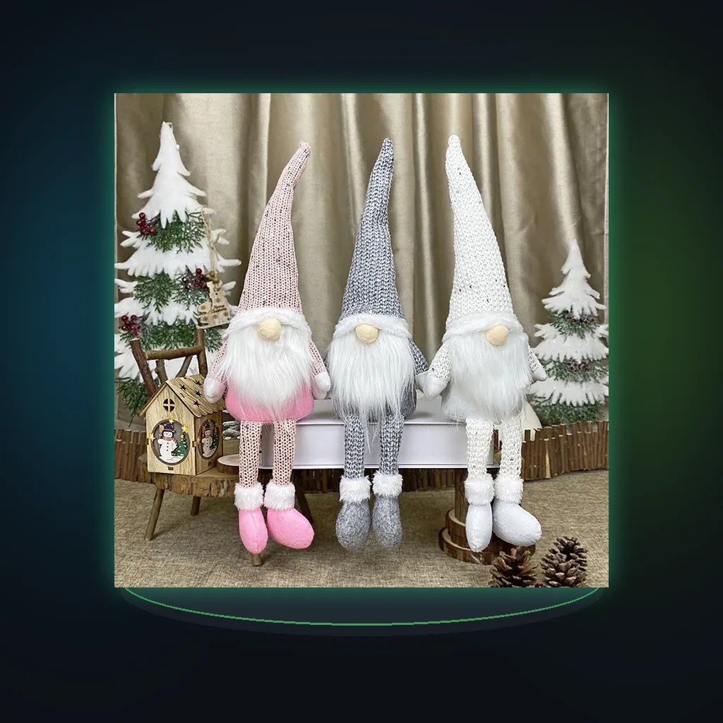 Santa Faceless Doll Christmas Decorations For Home 2024 Merry Christmas Ornament Xmas Gifts Navidad Noel Happy New Year 2025