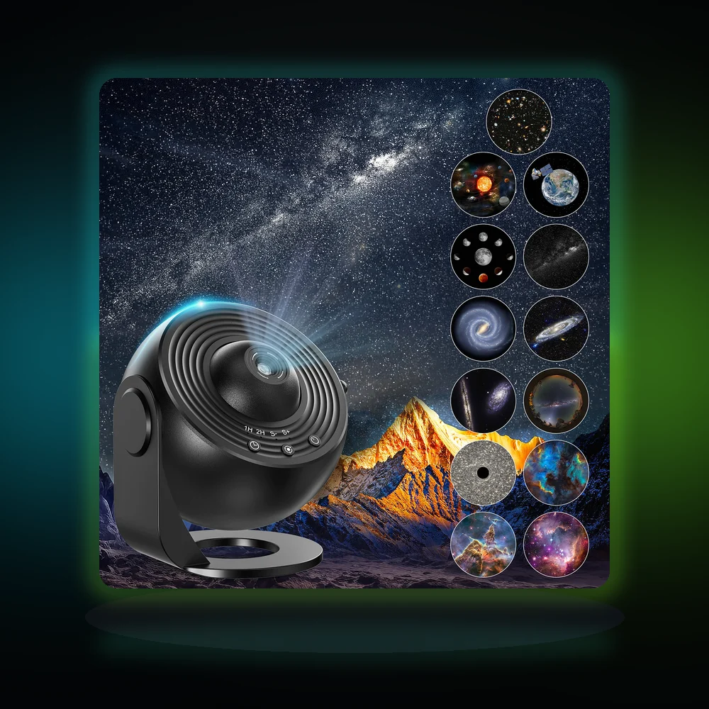 Galaxy Projector, Planetarium Star Projector Realistic Starry Sky Night Light ,Solar System Constellation Moon for Kids Bedroom