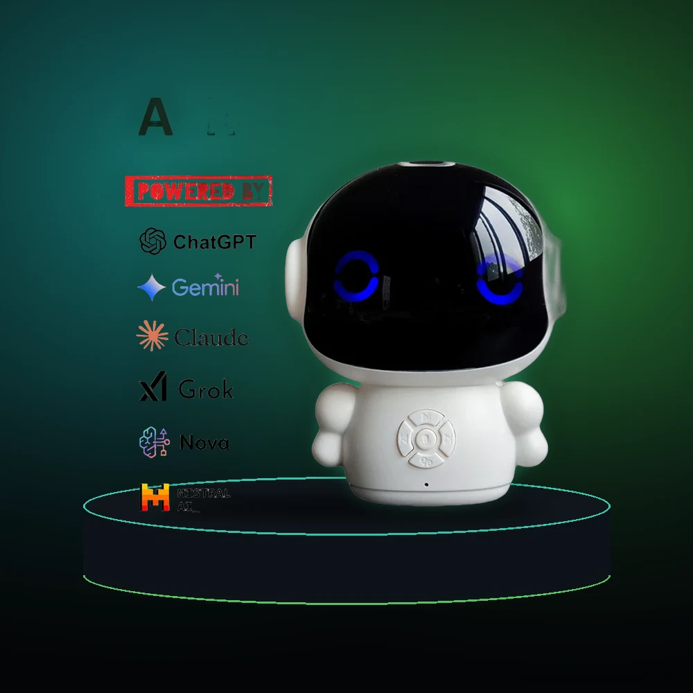 CLOUDRAKER Smart AI Voice Recognition Robot Early Education Toys for Kids Speech Interactive Telling Stories Companion Chatbot