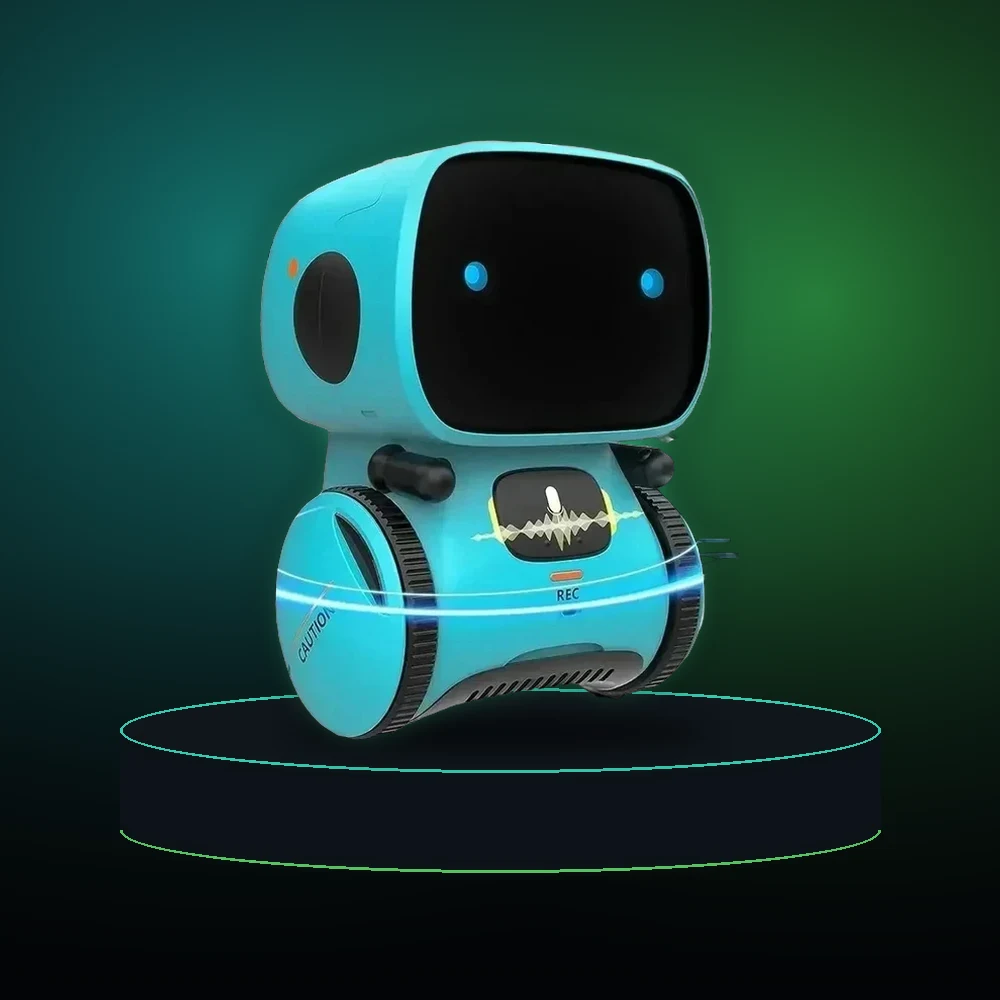 2026 Intelligent Multilingual Robot Toy - Voice & Touch Control Interactive Educational Gift for Kids (Russian/English/Spanish)